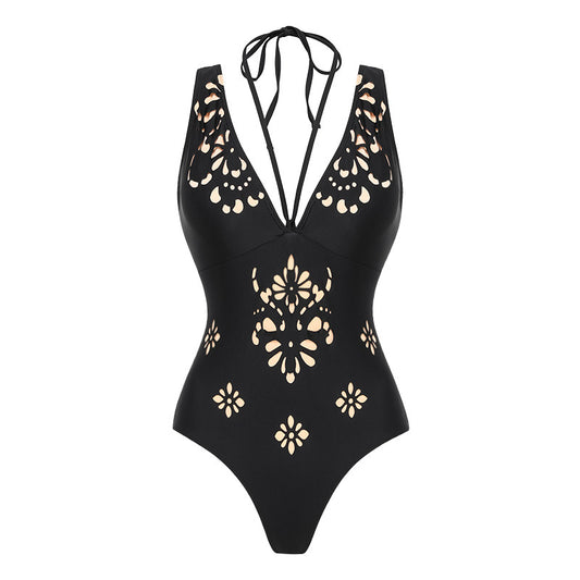Swimsuit Midnight Riviera Cutout One-Piece Swimsuit-