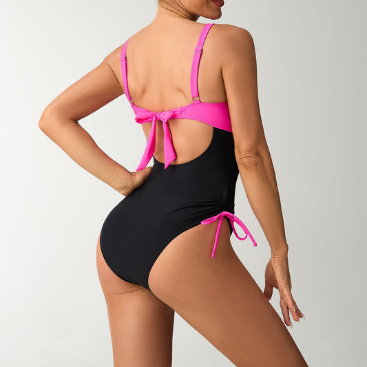 Coastal Confidence Color Block One-Piece Swimsuit