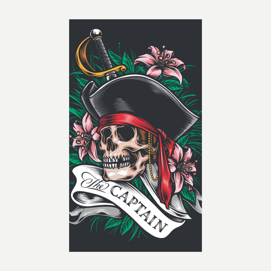 Pirate Beach Towel