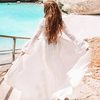 Santorini Lace Maxi Swim Cover-Up