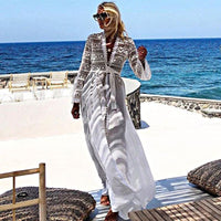 Santorini Lace Maxi Swim Cover-Up