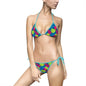 Tropical Leaf Tie-Side Bikini - 7 colors