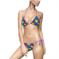 Tropical Leaf Tie-Side Bikini - 7 colors