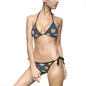 Tropical Leaf Tie-Side Bikini - 7 colors