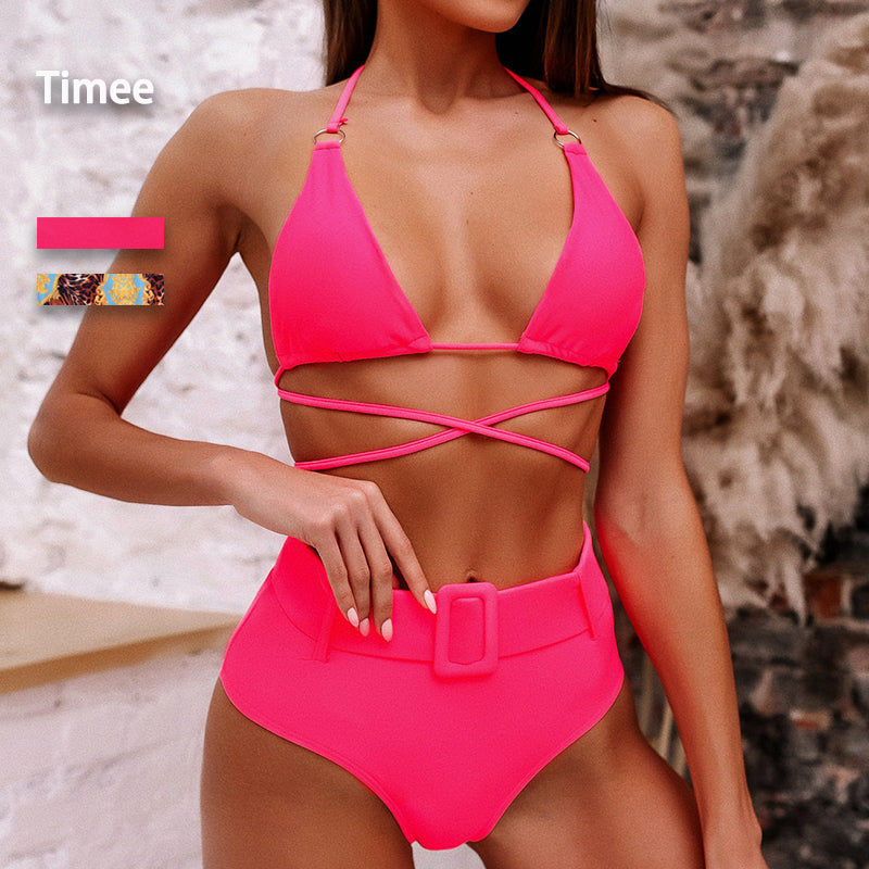 Two Pieces Wrap Swimwear Bathing Suit