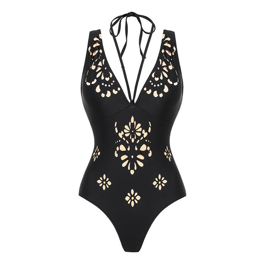 Swimsuit Midnight Riviera Cutout One-Piece Swimsuit-