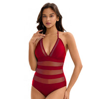 Midnight Allure Mesh One-Piece Swimsuit