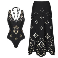 Swimsuit Midnight Riviera Cutout One-Piece Swimsuit-