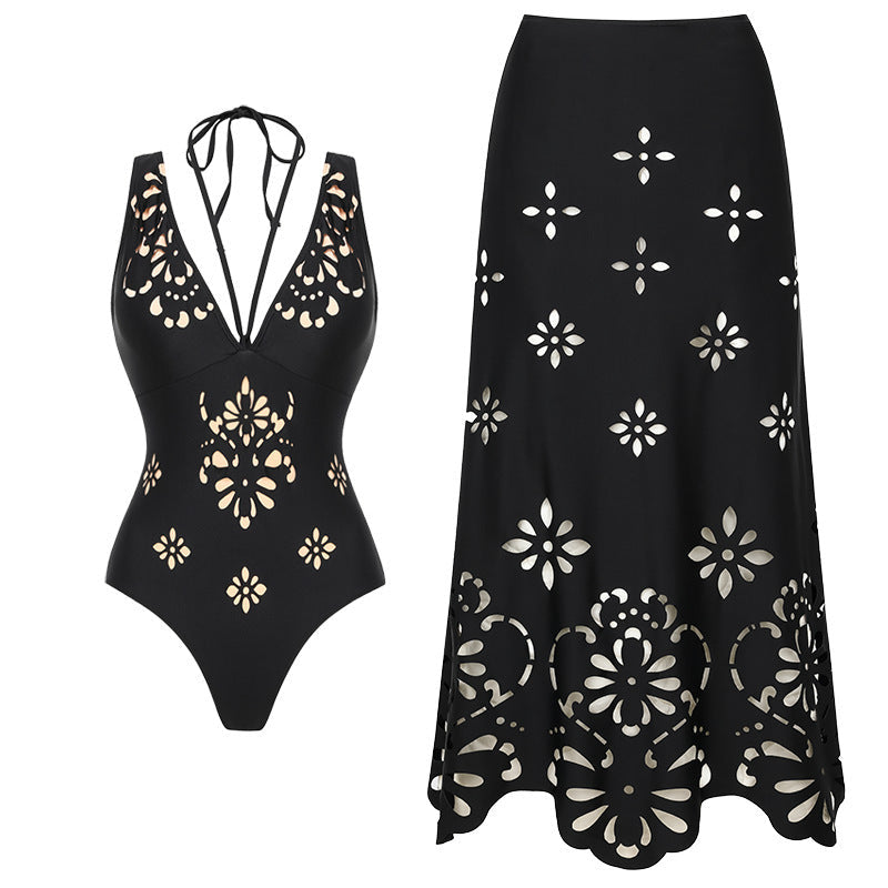 Swimsuit Midnight Riviera Cutout One-Piece Swimsuit-