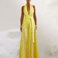Riviera Romance Swimsuit & Maxi Skirt Set