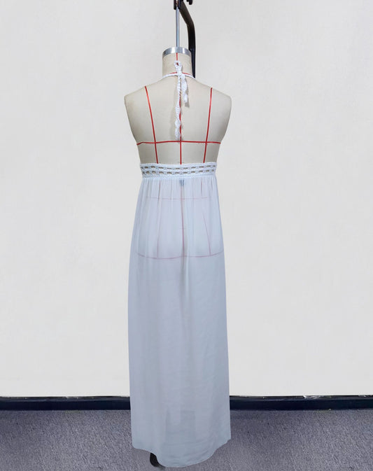 Amalfi Crochet Maxi Swim Cover-Up