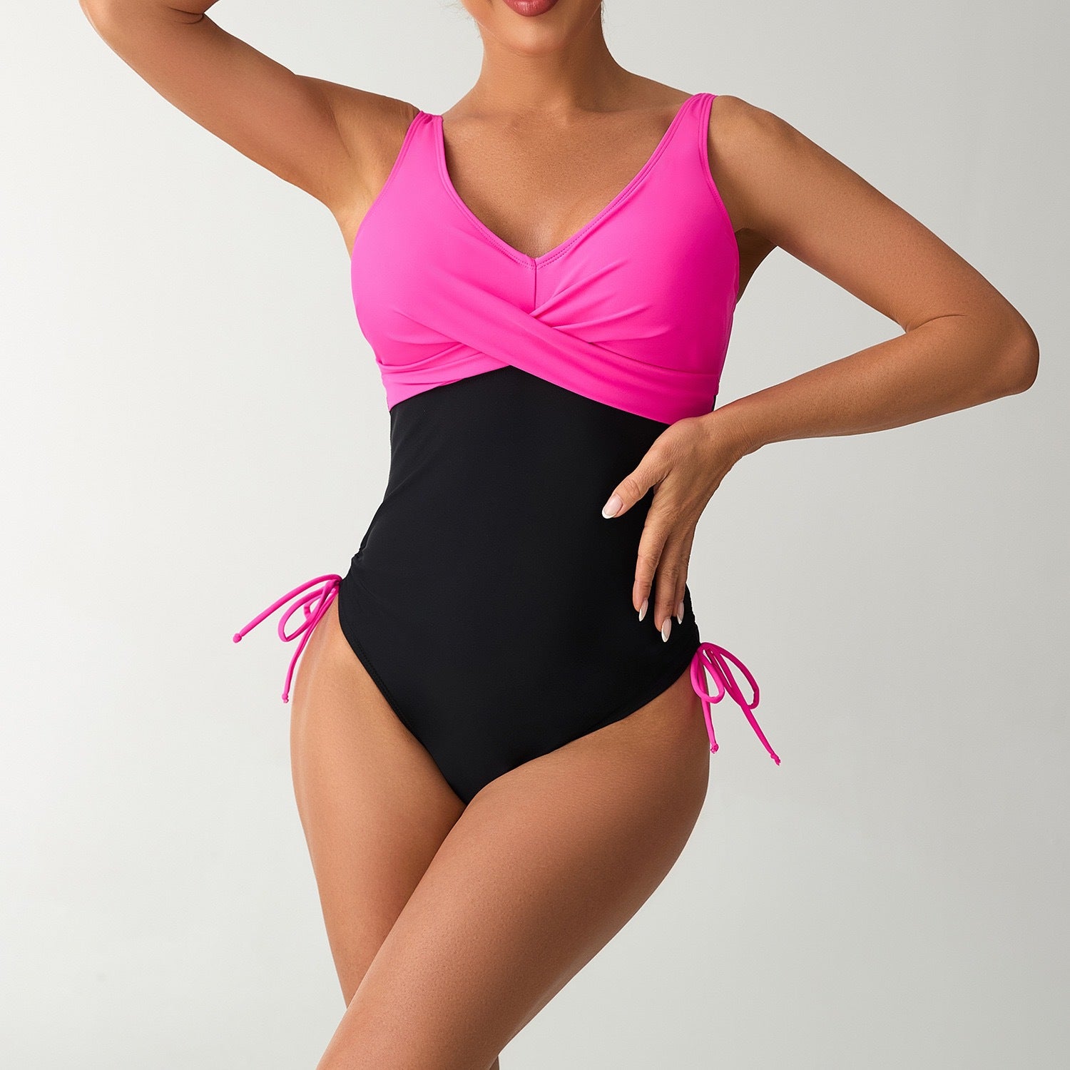 Coastal Confidence Color Block One-Piece Swimsuit