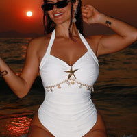 Seaside Star Halter One-Piece Swimsuit