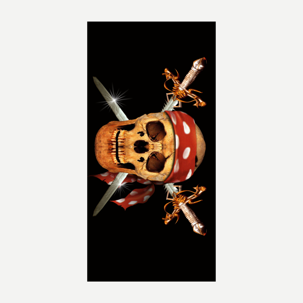 Pirate Beach Towel